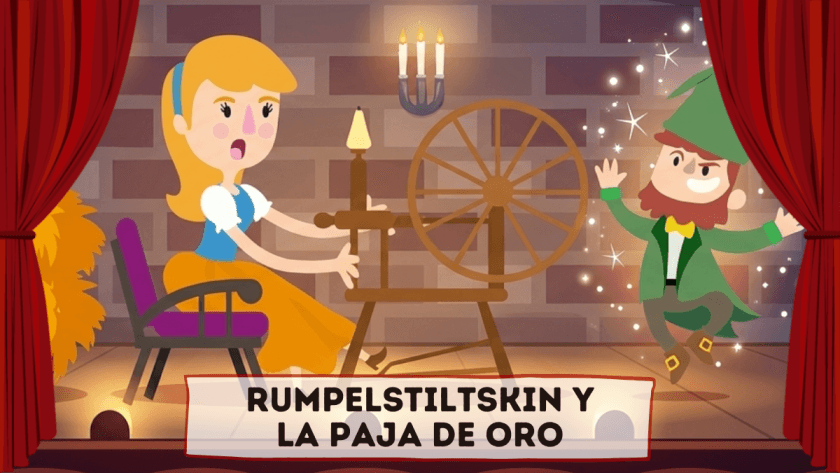 una niña y un duende