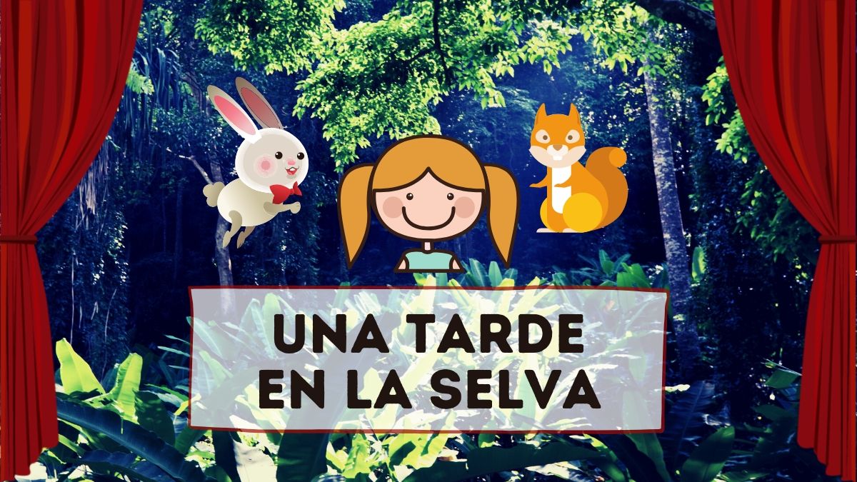 Obra de teatro corta de animales para niños preescolares (3 personajes)